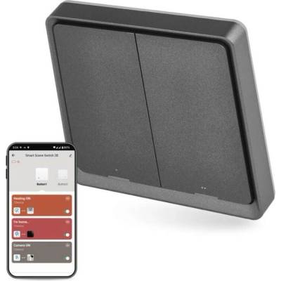 EMOS GoSmart Přenosný ovladač scén IP-2002ZB, ZigBee 3.0, 2-tlačítkový