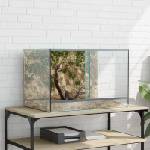 vidaXL Терариум със съхранение Прозрачен 60 x 40 x 40 см Стъкло (42020391)
