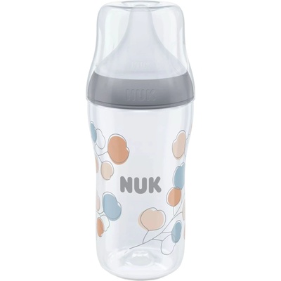 Nuk Шише Nuk Perfect Match - Temperature control, PP, 260 ml, размер М, клонче (10216016)