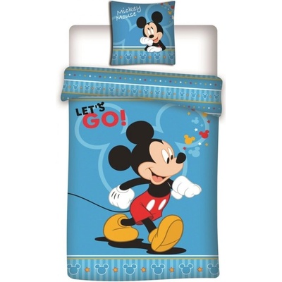 Javoli obliečky polyester Mickey Mouse Let´s go 140x200 60x63