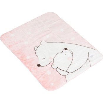 Cangaroo Бебешко одеяло Cangaroo - Softy Sweet hugs, 80 х 110 cm, розово (111878)