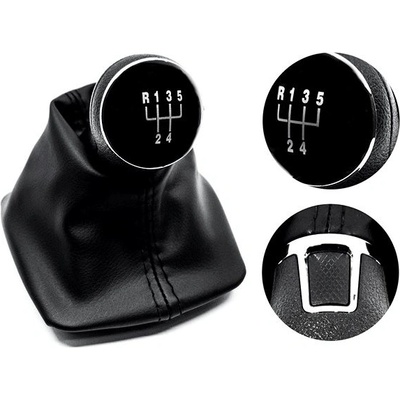 PROTEC Řadící páka s manžetou, Škoda Octavia 2 2004 - 2014 5st černá | Zboží Auto