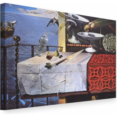 Obraz na plátne NATURA MORTE VIVENTE – Salvador Dalí - 60x80 cm