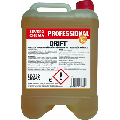 DRIFT univerzálny koncentrovaný čistiaci a umývací prostriedok na strojové/ručné umývanie podláh 5 l