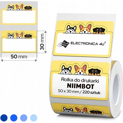 Samolepicí štítky / termální samolepky pro Niimbot B1 B21 B3S B31 50x31