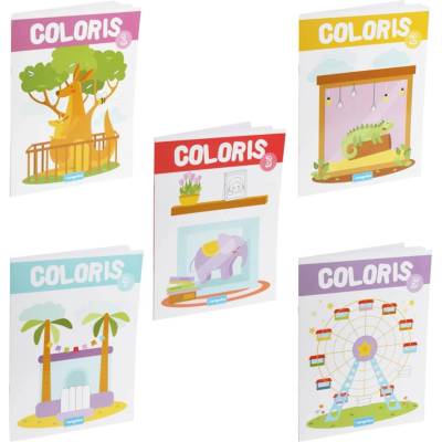 Europrice КНИЖКА ЗА ОЦВЕТЯВАНЕ 16 СТР. coloris 5 ВИДА