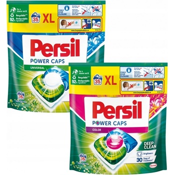 Persil Power Caps Universal a Color Kapsule na pranie 2 x 35 PD