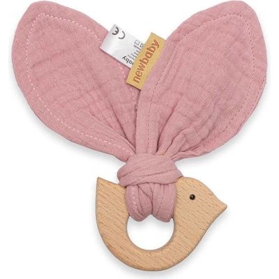 Wiky Kousátko s ptáčkem New Baby Bird pink