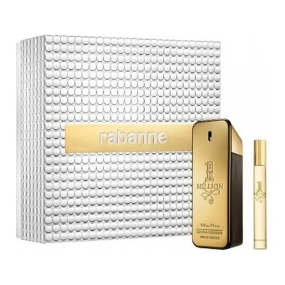 Paco Rabanne Комплект за мъже Paco Rabanne 1 Million - Тоалетна вода 100 мл + 10 мл