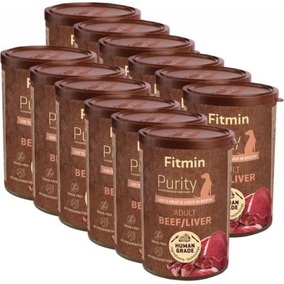 Fitmin Dog Purity Beef Liver 12 x 400 g