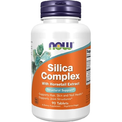 NOW NOW Silica Complex with Horsetail Extract, 90 Tablets