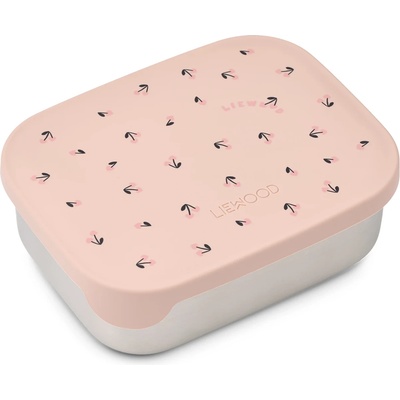LIEWOOD Детски контейнер за храна Liewood Kid's Arthur Printed Lunchbox Food storage - Mini Cherry Heart / Rosey - размер 5, 5 x 13 x 17 cm (532-3368-0811)