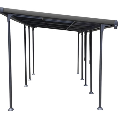 Sunfun Sera Cabrio Pergola s nastavitelnou střechou XXL, 7 x 3 m výška: 2,3 – 2,67 m antracit