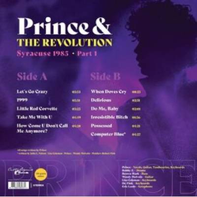 PRINCE & THE REVOLUTION - Syracuse 1985 Part 1 LP