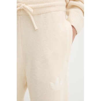 adidas Originals Спортен панталон с вълна adidas Originals Knitted Pants в бежово с изчистен дизайн KF2536 (KF2536)