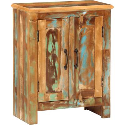 vidaXL Бюфет с 2 врати 55x30x70 см масивно регенерирано дърво (352055)