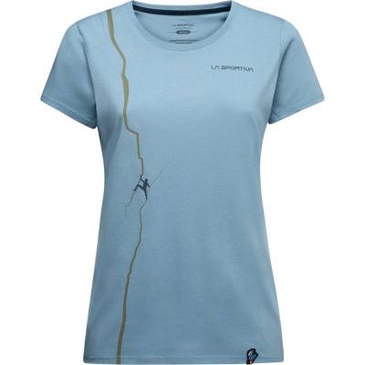La Sportiva Дамска тениска La sportiva Women's Route T-shirt - Limestone / Cypress (916-2223-0814)