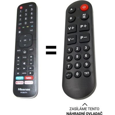 Dálkový ovladač Senior Hisense H55B7100