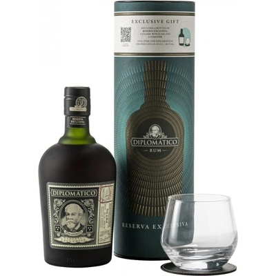 Diplomático Reserva Exclusiva 40% 0,7 l (darčekové balenie 1 pohár)
