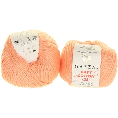 Gazzal Baby Cotton 25 3412 broskvová