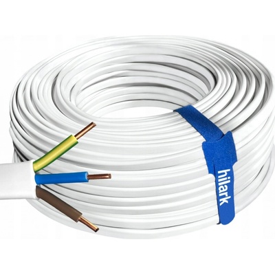 Hilark Instalační kabel plochý 3x1,5 mm2 50 m