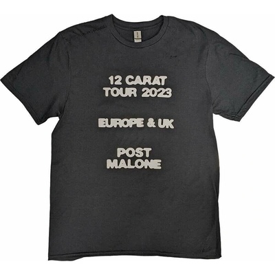 Post Malone tričko Butterfly Logo 2023 Tour čierne