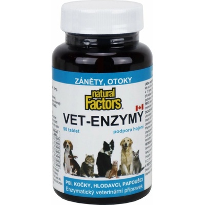 Vet Enzymy 90tablet podporujú hojenie, zápal, opuch