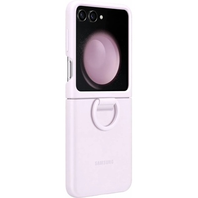 Samsung Оригинален гръб Samsung Silicone Cover with Ring за Galaxy Z Flip 5 - Лилав, EF-PF731TVE