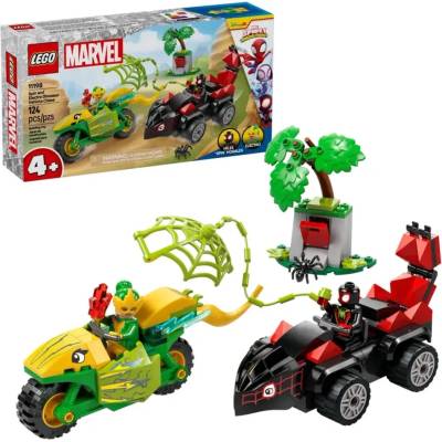 LEGO® marvel 11198 Завъртане и преследване на превозно средство с електродинозавър (11198)