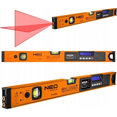 NEO Tools 71-200 Laserová vodováha 60 cm