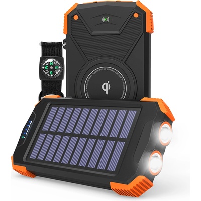 Diva Соларно зарядно устройство с вграден Wireless Charger Diva SPB-10000 (7438)