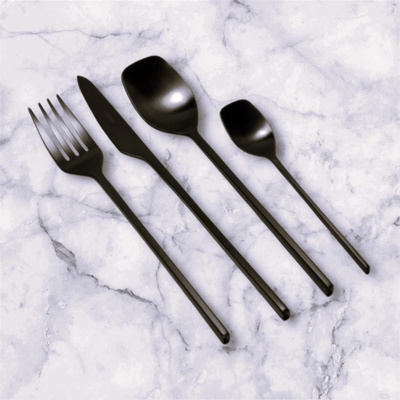 Herdmar Прибори за хранене verso- 24 части - черен мат (-253-3024-0517-180-0001)