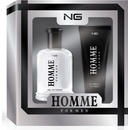 NG Perfumes Homme EDP 100 ml + sprchový gel 100 ml dárková sada