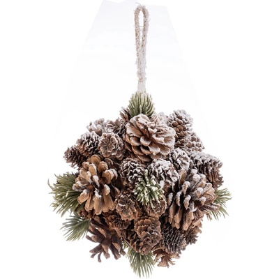Koule UH šiška SNOW závěsná pr. 16 cm