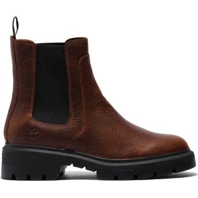 Timberland Дамски ежедневни боти Timberland Women's Cortina Valley Mid Chelsea Boot Casual boots - Dark Brown - размер 41 (EU) (126-0264-0419)
