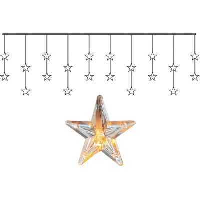 STAR TRADING Svetelná LED reťaz s hviezdami Star Curtain 180 cm