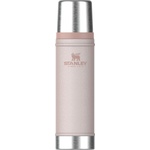 STANLEY 1913 Classic Legendary Thermos Bottle 0.59L - Thermos Keeps Hot or Cold for 18 Hours - Stainless Steel Thermos Flask - BPA Free - Dishwasher Safe - Rose Quartz - 10-11345-0061 (10-11345-0061)