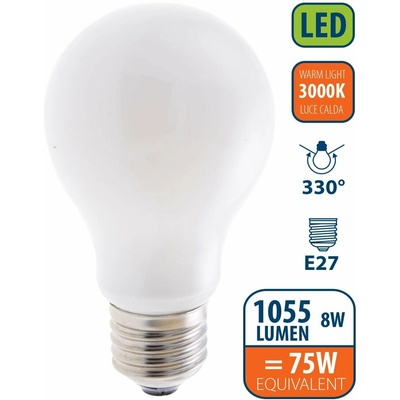 Velamp OPAL FILAMENT žárovka 8W, E27, 3000K