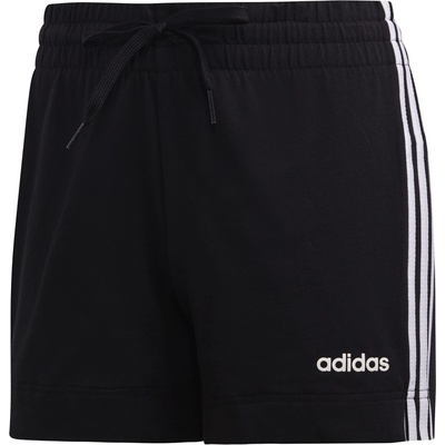adidas Дамски къси панталони Adidas Adidas Womens Essentials 3-Stripes Shorts Slim Gym Short - Black/White