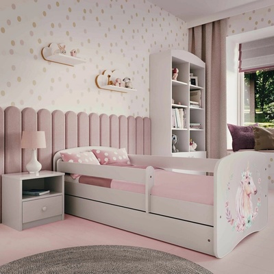 Kocot Kids 30764-0 Flowery Unicorn + úložný priestor biela