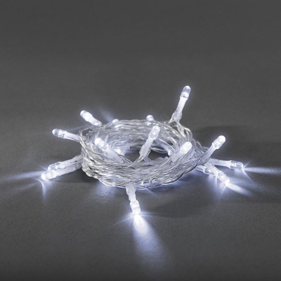 Exihand LED гирлянд 20xLED/2xAA 3, 35m студено бяло (EX0094)
