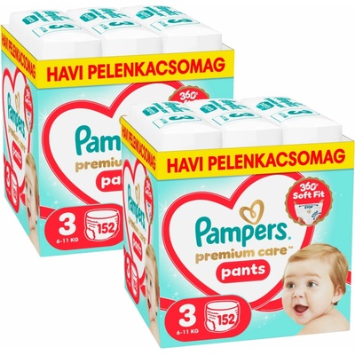 Pampers Premium Care 3 304ks