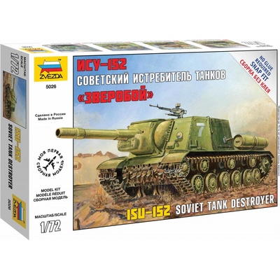 Zvezda Easy Kit samohybné dělo ISU 152 ZV 5026 1:72