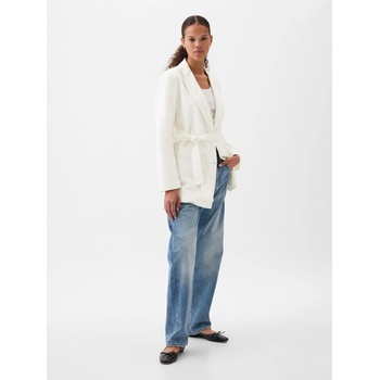 Image 1 of GAP Ленен блейзър с колан GAP GAP | Byal | ЖЕНИ | XXS