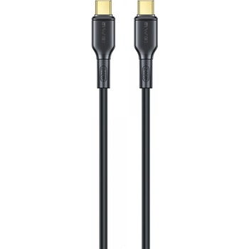 Awei CL-221T Rýchlonabíjací, 2×USB-C, 2m, černý