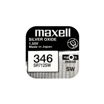 Бутонна батерия сребърна maxell sr712 sw 1.55v / 346 (ml-bs-sr712-sw)
