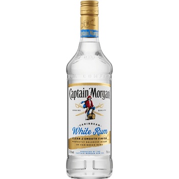 Captain Morgan White Rum 37,5% 0,7 l (čistá fľaša)