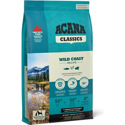 Acana Classics Wild Coast losos & sleď 9,7 kg