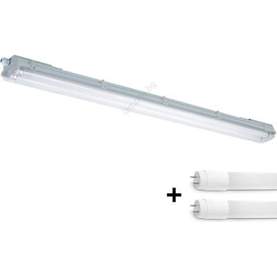 MAX-LED LED индустриална флуоресцентна лампа T8 2xG13/18W/230V 4000K IP65 128, 5 см (MX0189)