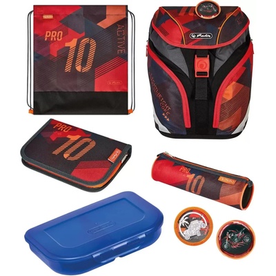 Herlitz Ученически комплект с чанта-раница на Herlitz модел SoftLight Plus - Sports